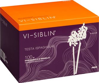 Vi-Siblin 610 mg/g Loppfrö och vitt loppfrö, Granulat i dospåse, 100 styck