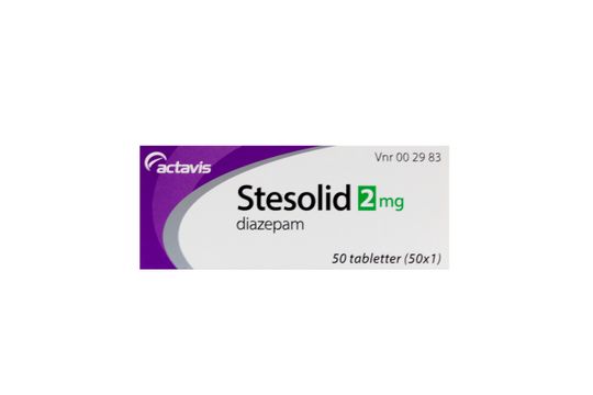 Stesolid Tablett 2 mg Diazepam 50 x 1 styck