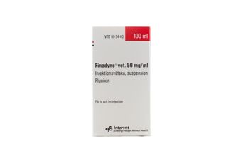 Finadyne vet. 50 mg/ml Flunixin, Injektionsvätska, lösning, 100 milliliter