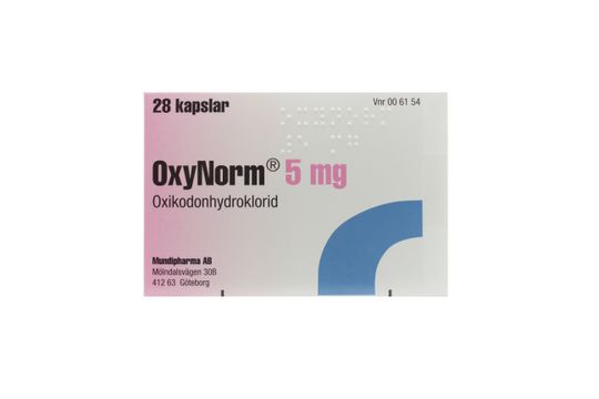 OxyNorm Kapsel, hård 5 mg Oxikodon 28 styck