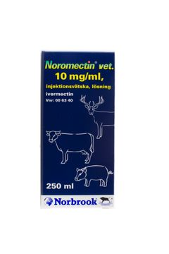 Noromectin vet. Injektionsvätska, lösning 10 mg/ml 250 milliliter