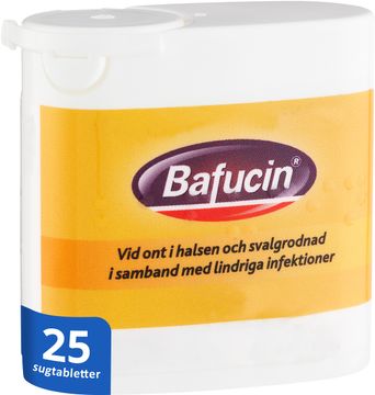 Bafucin Sugtablett, 25 st