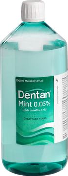 Dentan Mint 0,05 % Natriumfluorid, munsköljvätska, 1000 ml