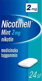 Nicotinell Mint 2 mg Nikotin, Medicinskt tuggummi, 24 styck
