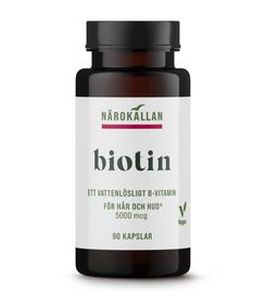 Närokällan Biotin 5000 mcg Kapslar 90 st