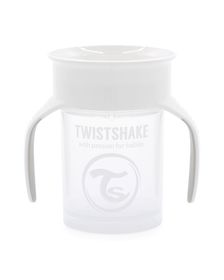Twistshake 360 Cup 6+m White Dricka själv mugg 1 st