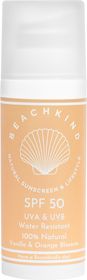 Beachkind Natural Sunscreen SPF 50 Solskydd för ansikte och kropp 50 ml