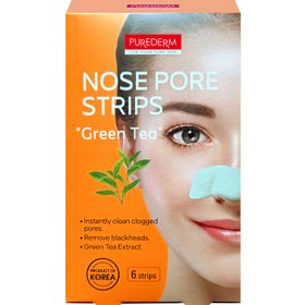 Purederm Nose Pore Strips Green Tea Poröppnande plåster 6 st