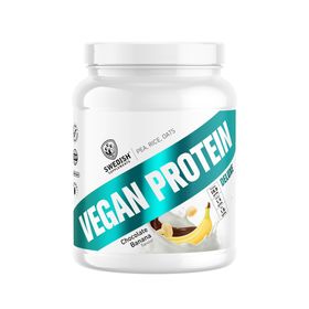 Swedish Supplements Vegan Protein Deluxe Chocolate Banana Pulver 750 g