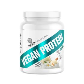 Swedish Supplements Vegan Protein Deluxe Vanilla Almond Pulver 750 st