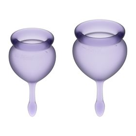 Satisfyer Feel Good Menstrual Cup Lila Menstruationskopp 2 st