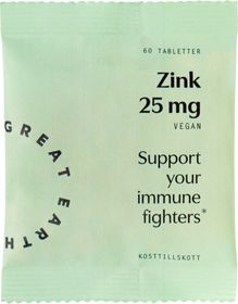 Great Earth Zink 25 mg Tablett 60 st