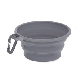 Dogman Reseskål soft Steel 760 ml Hopfällbar skål 760 ml