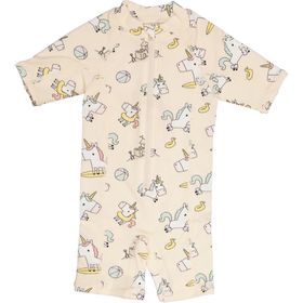 Geggamoja UV-dräkt Unicorn Beige 98/104 UV-suit med korta ben