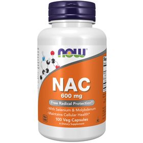 NOW Nac 600 mg Kapslar 100 st