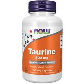 NOW Taurine 500 mg Kapslar 100 st