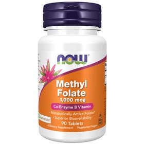 NOW Methyl Folate 1000 Mcg Tabletter 90 st