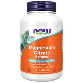 NOW Magnesium Citrate 134 mg Kapslar 90 st