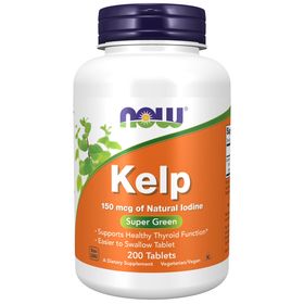 NOW Kelp Jod Tabletter 200 st