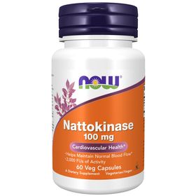 NOW Nattokinase 100 mg Kapslar 60 st