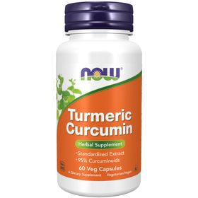 NOW Curcumin Extract 95% Kapslar 60 st