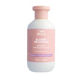 Wella Professionals Invigo Blonde Recharge Cool Blonde Shampoo Lila schampo för hår med blonda toner 300 ml