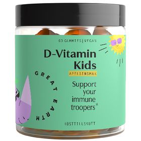 Great Earth D-Vitamin Kids Tuggtabletter 60 st