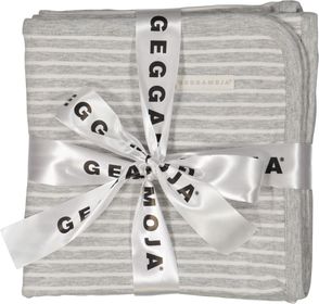 Geggamoja Babyfilt Bambu Classic Grå / Vit Babyfilt 1 st