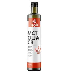 Upgrit C8 MCT olja Olja 500 ml