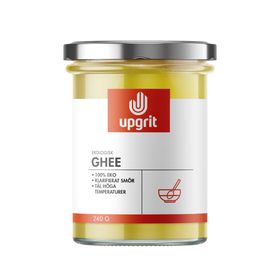 Upgrit Ghee EKO Klarifierat smör 240 g