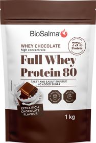 BioSalma Whey 80 choklad Vassleprotein 1 kg