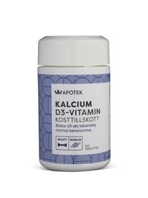 Kronans Apotek Kalcium + D3 Tabletter 100 st