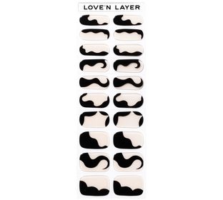 Love'n Layer Abstraction Night Black Självhäftande nagellack