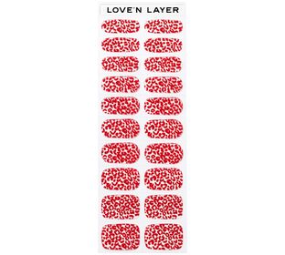 Love'n Layer Leo Grape Red Självhäftande nagellack