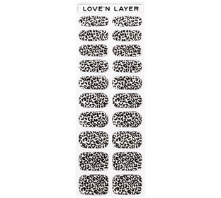 Love'n Layer Leo Night Black Självhäftande nagellack