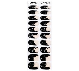 Love'n Layer Night Sky Black Självhäftande nagellack