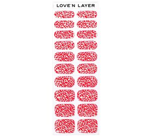 Love'n Layer Leo Lady Red Självhäftande nagellack