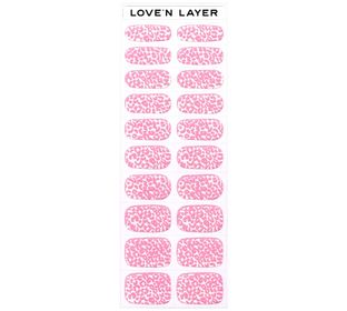 Love'n Layer Leo Poppy Pink Självhäftande nagellack