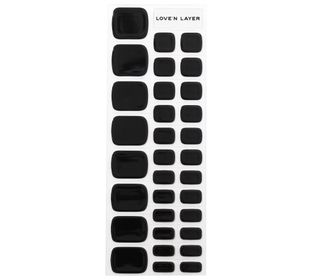 Love'n Layer Solid Toe Night Black Självhäftande nagellack