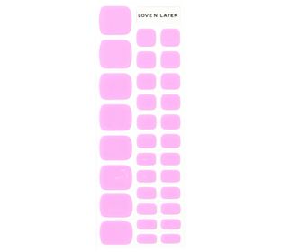 Love'n Layer Solid Toe Light Purple Självhäftande nagellack