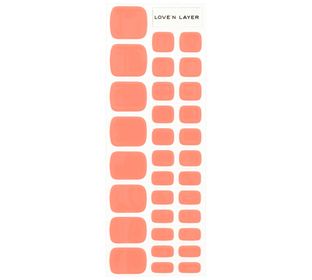 Love'n Layer Solid Toe Pale Coral Självhäftande nagellack