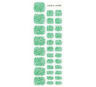 Love'n Layer Leo Toe B Green Självhäftande nagellack