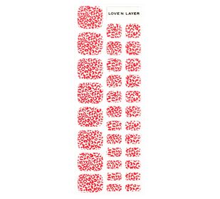 Love'n Layer Leo Toe Grape Red Självhäftande nagellack