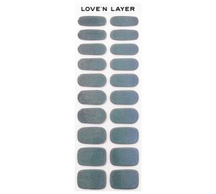 Love'n Layer Halo Glossy Glitter Självhäftande nagellack