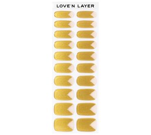 Love'n Layer Minnies Swag Gold Självhäftande nagellack