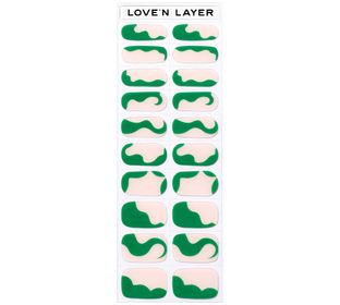 Love'n Layer Abstraction B Green Självhäftande nagellack