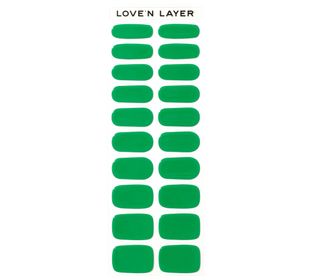 Love'n Layer Solid B Green Självhäftande nagellack