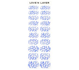 Love'n Layer Sweet Swirl London Blue Självhäftande nagellack