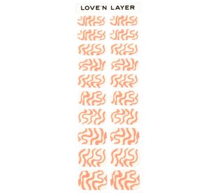 Love'n Layer Sweet Swirl Pale Coral Självhäftande nagellack