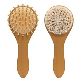 ARC OF SWEDEN Wooden hair brush kit Hårborstkit 2 ST